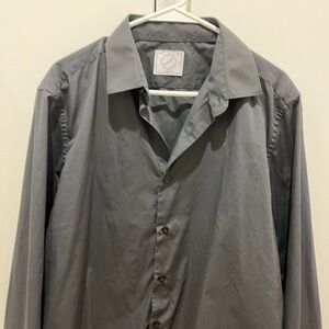 Bespoke Dark Gray Dress Shirt gently worn